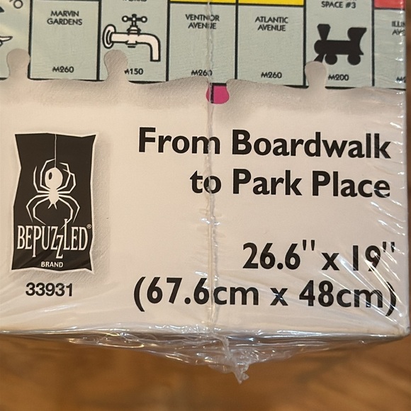 NWT Hasbro Bepuzzled University Games Impossibles Monopoly Puzzle 750pc Ages 12+ - Picture 8 of 14